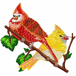 Small Birds Embroidery Design 8 Small Birds Embroidery Design 8